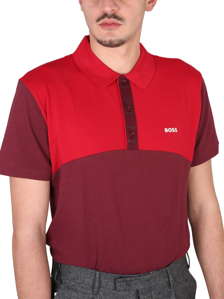 Boss Men Polo With Logo - 4