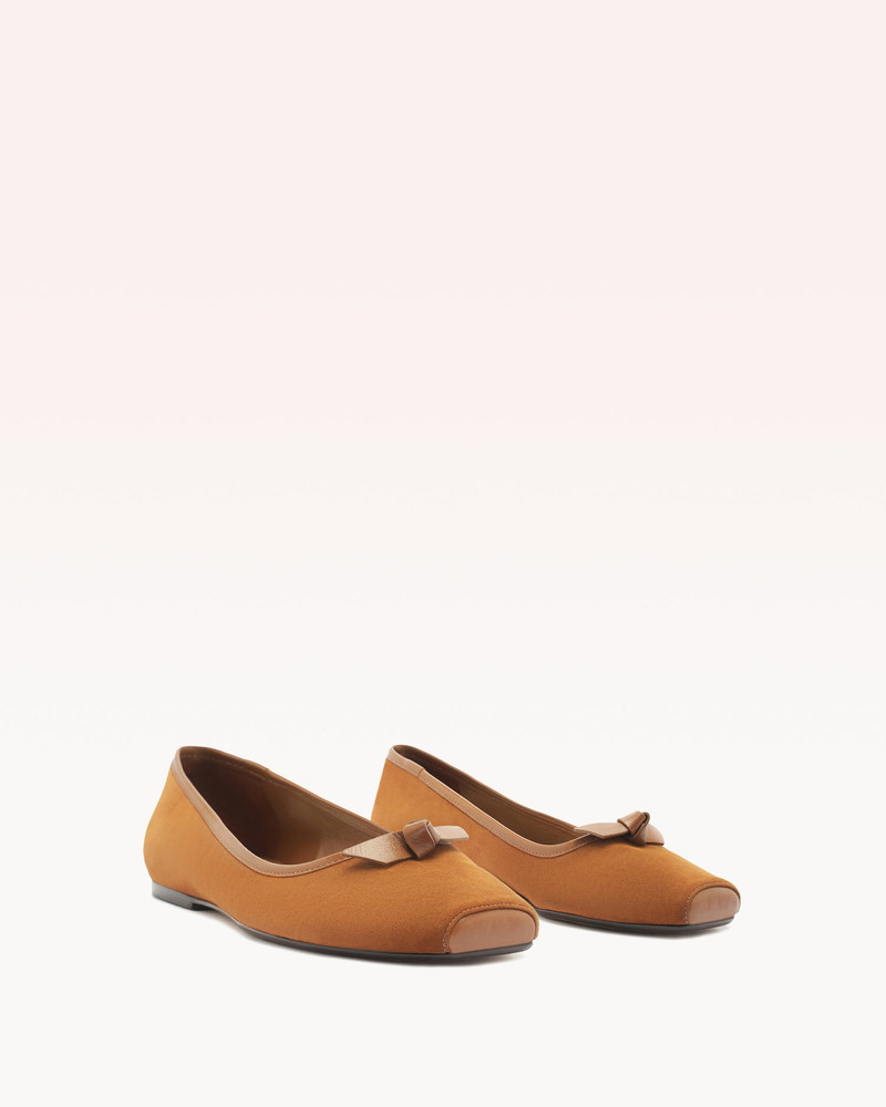 ALEXANDRE BIRMAN CLARITA SQUARE BALLERINA ESPRESSO outlook