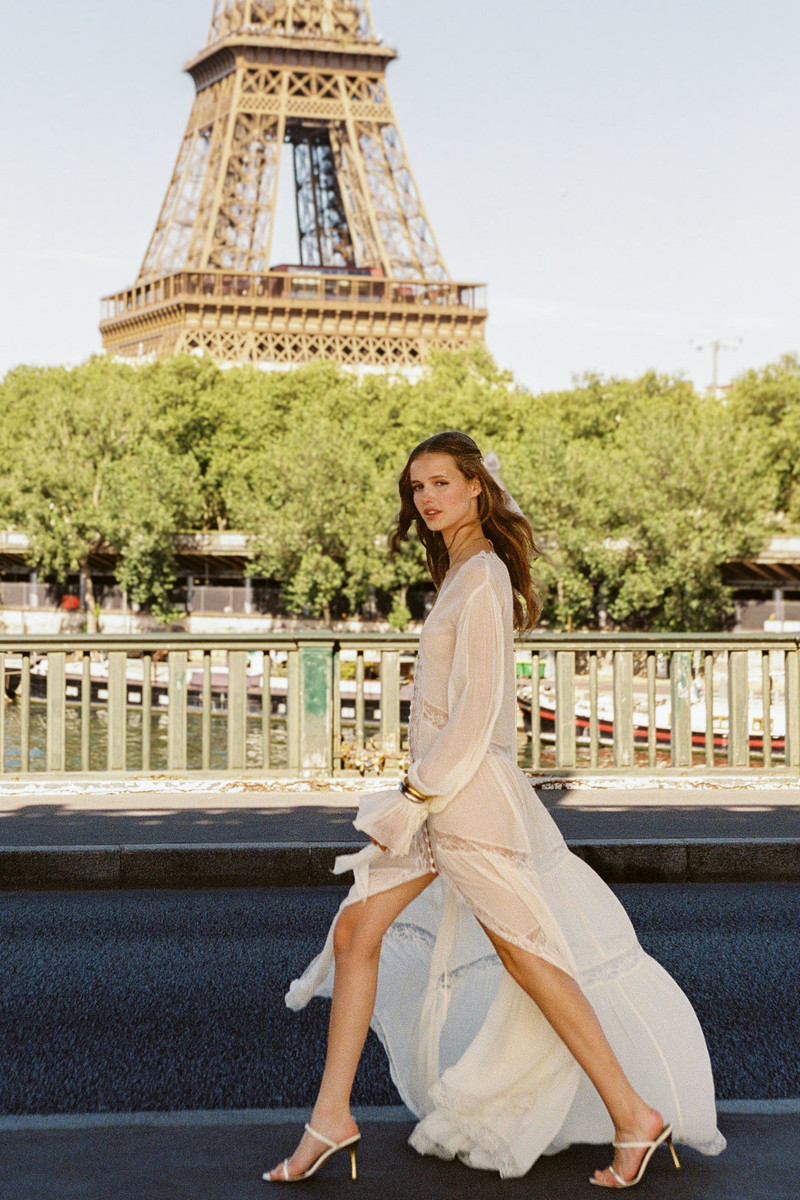 Lyvienne Chiffon Lace Maxi Dress 3