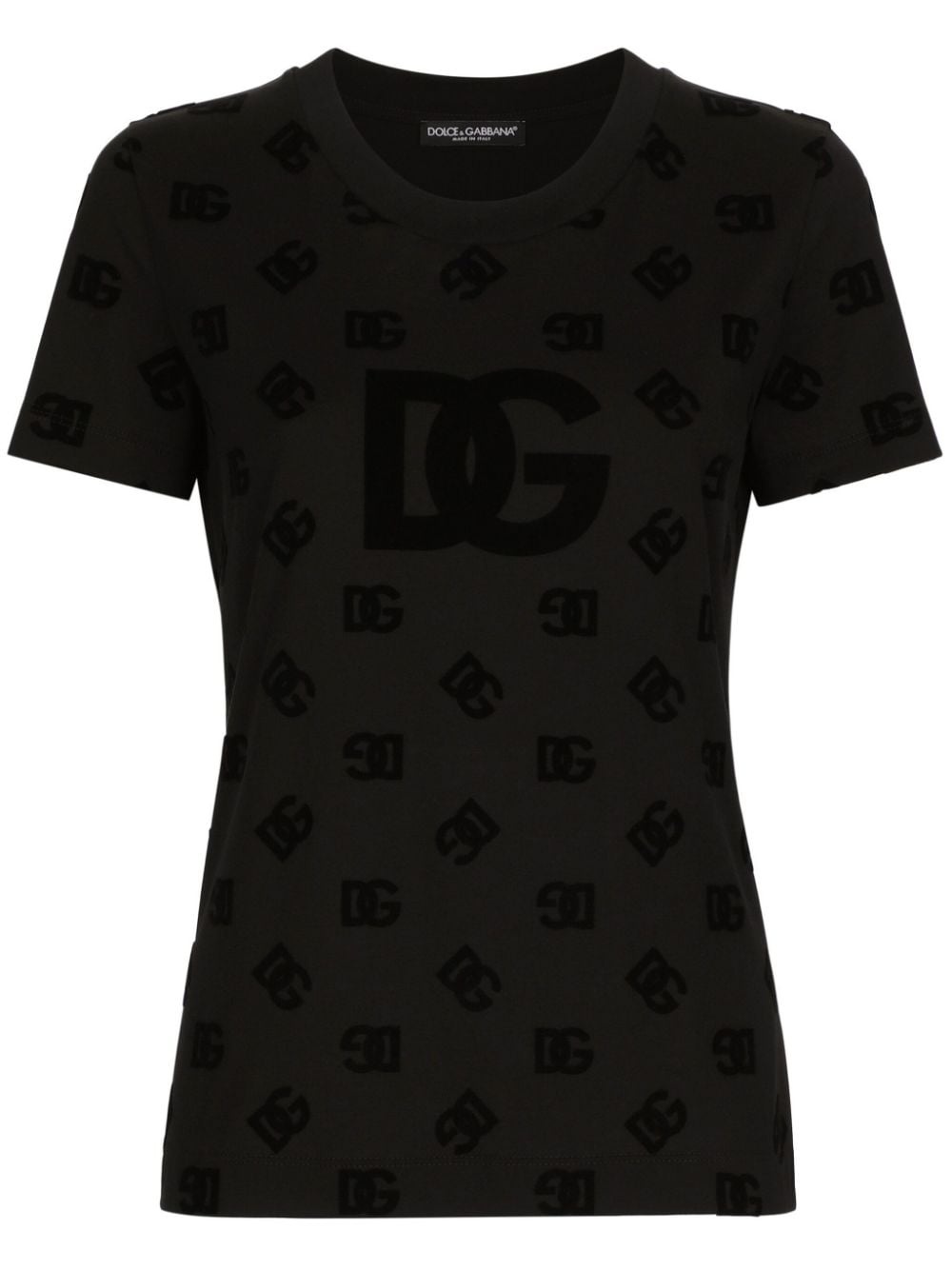 logo-print cotton T-shirt - 1