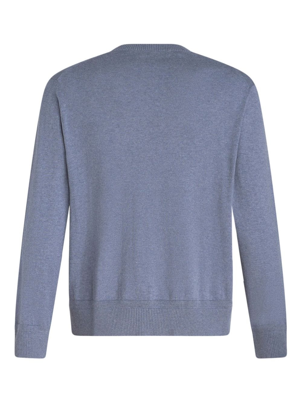 Pegaso-motif fine-knit jumper - 6