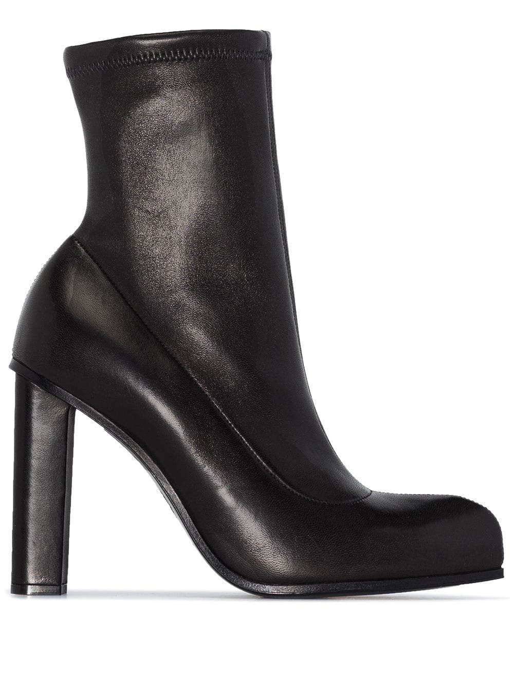 110mm leather ankle boots - 1