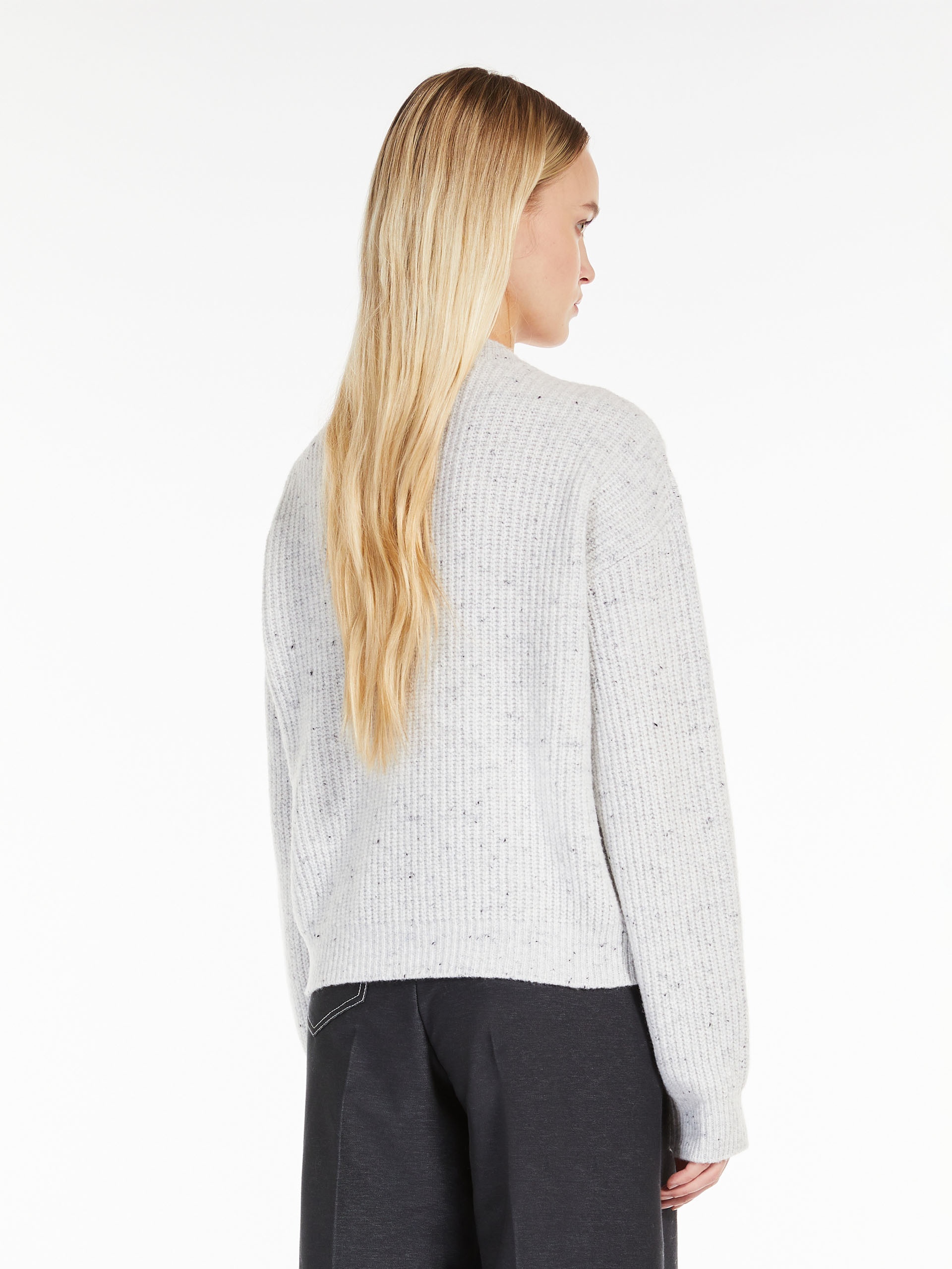 CARMELA Cropped wool knit jumper - 4