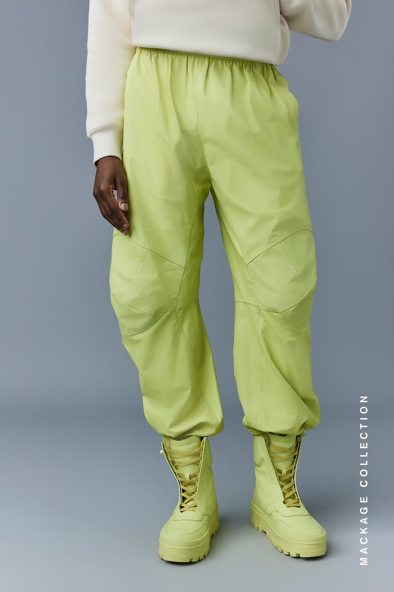 MACKAGE ISAK Supple leather pants with articulated knees outlook