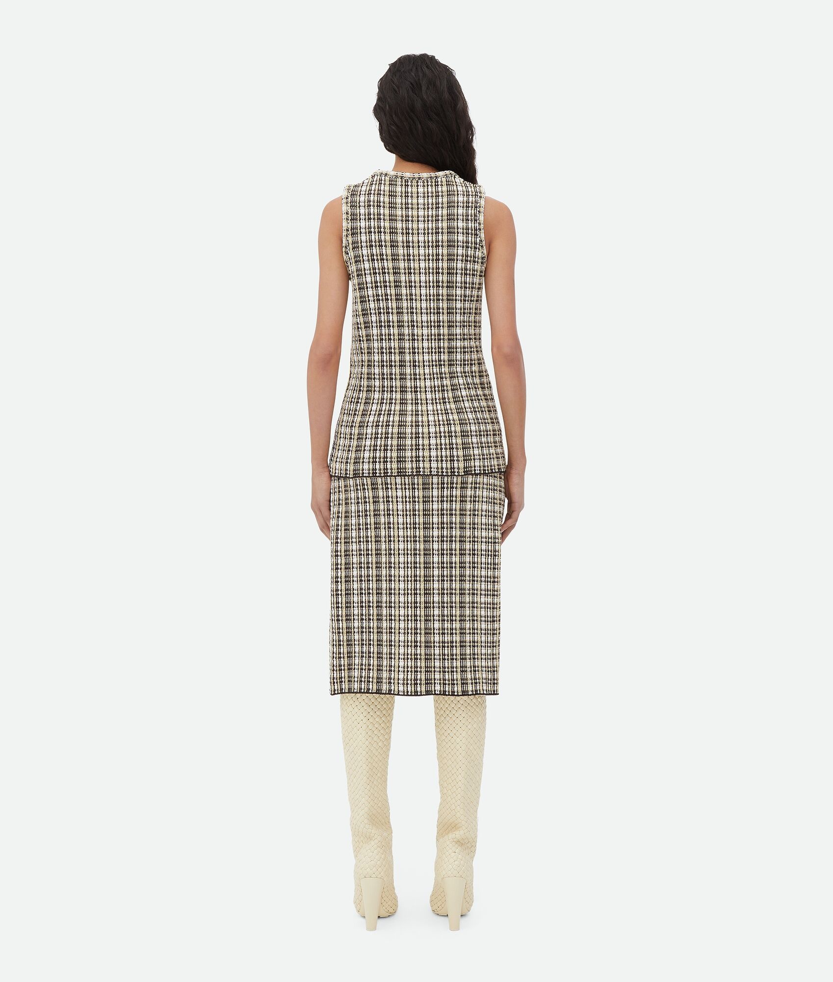 Cotton Viscose Check Top - 3