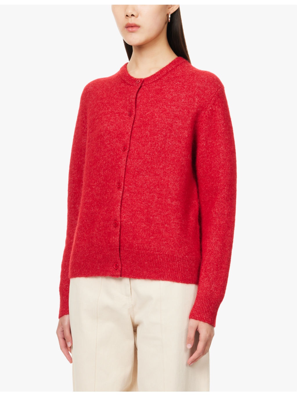 Nor brushed knit cardigan - 3