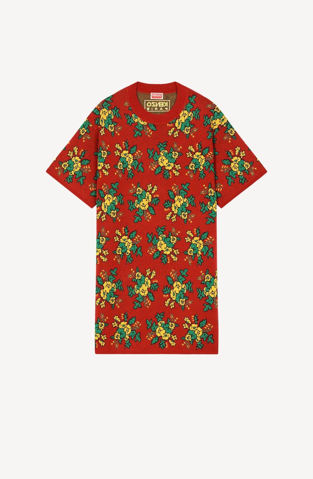 'Pop Bouquet' jacquard dress - 2