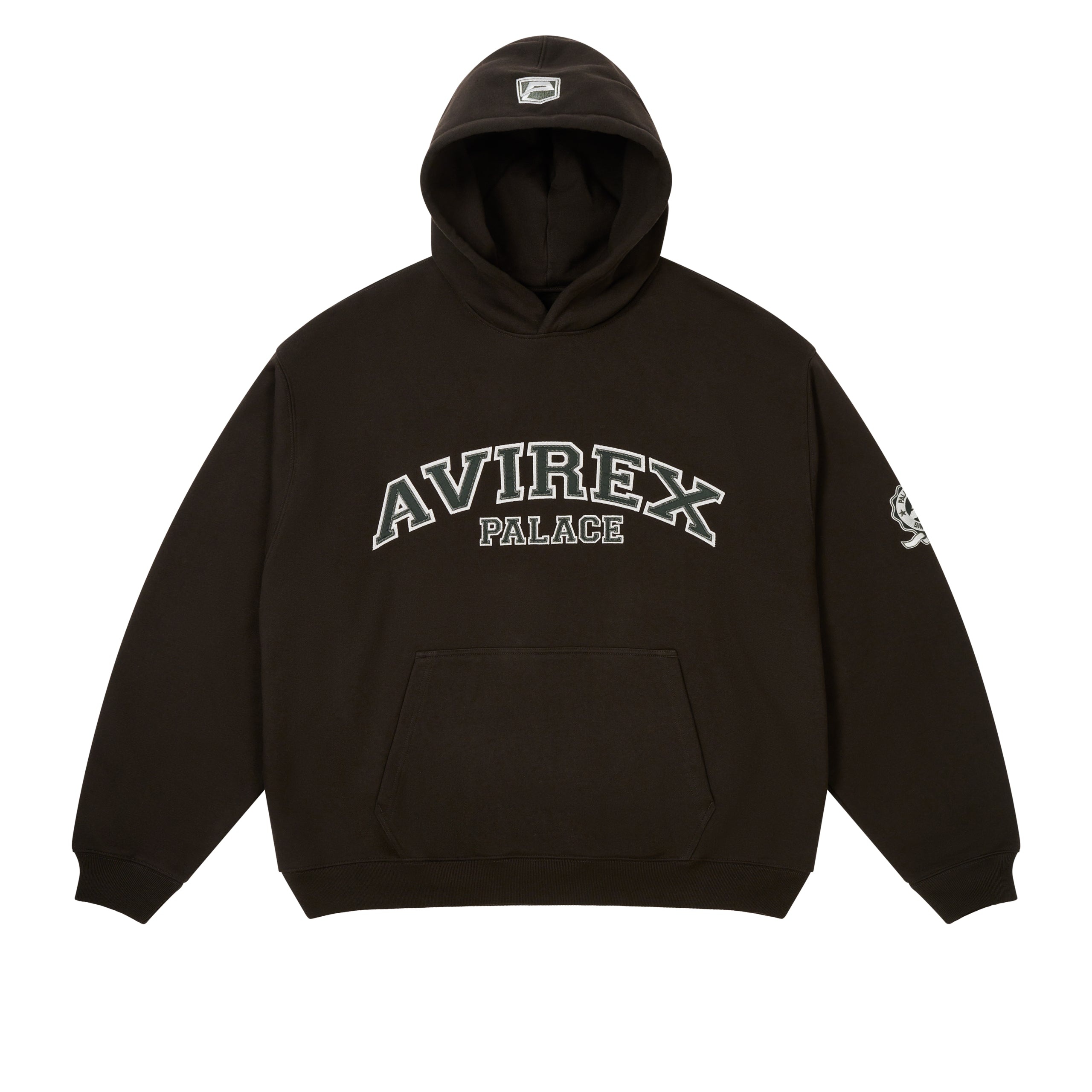 PALACE PALACE AVIREX HOOD BLACK | REVERSIBLE
