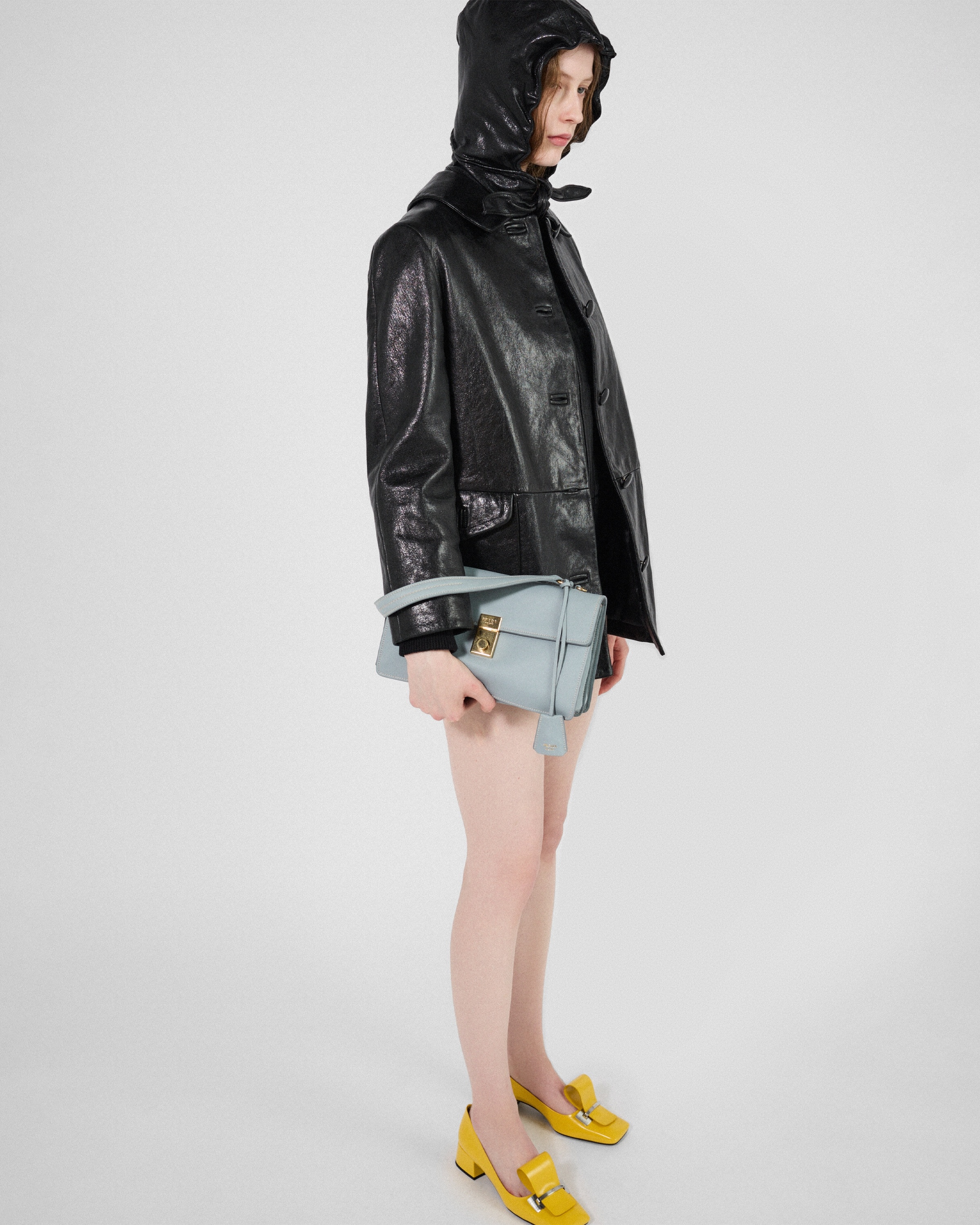 Leather hoodie - 3
