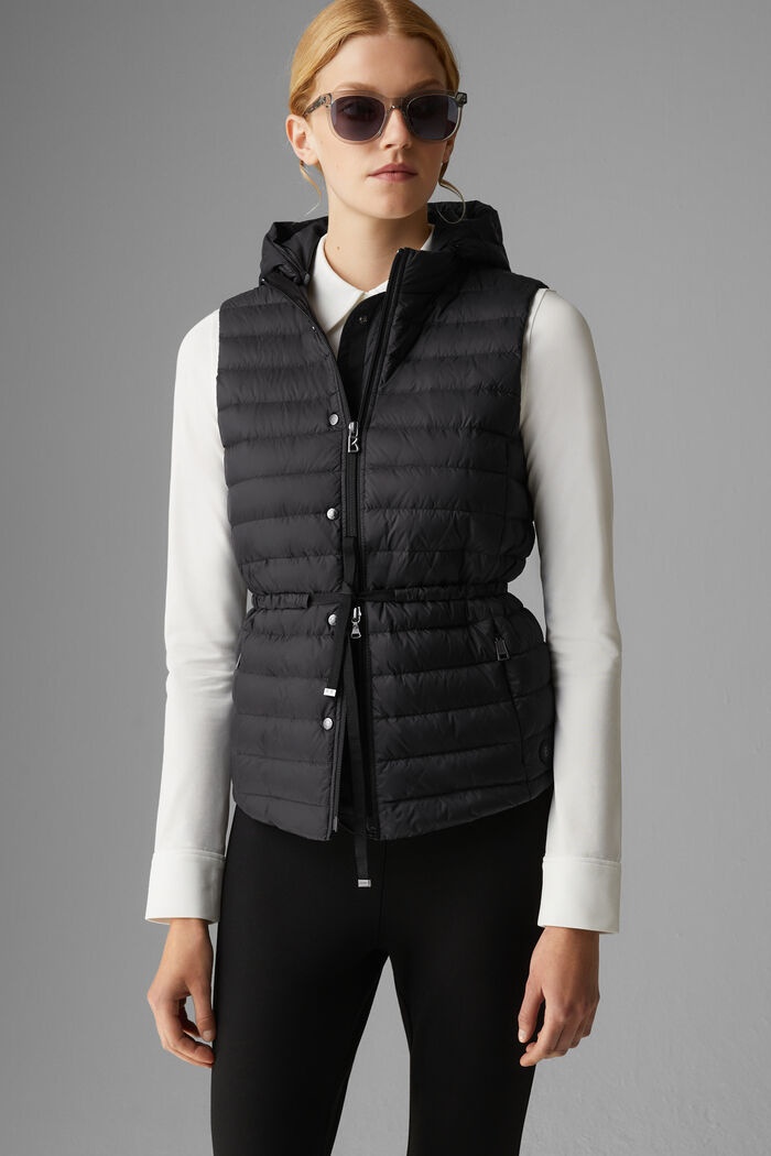 Cleo Lightweight down waistcoat in Black - 2