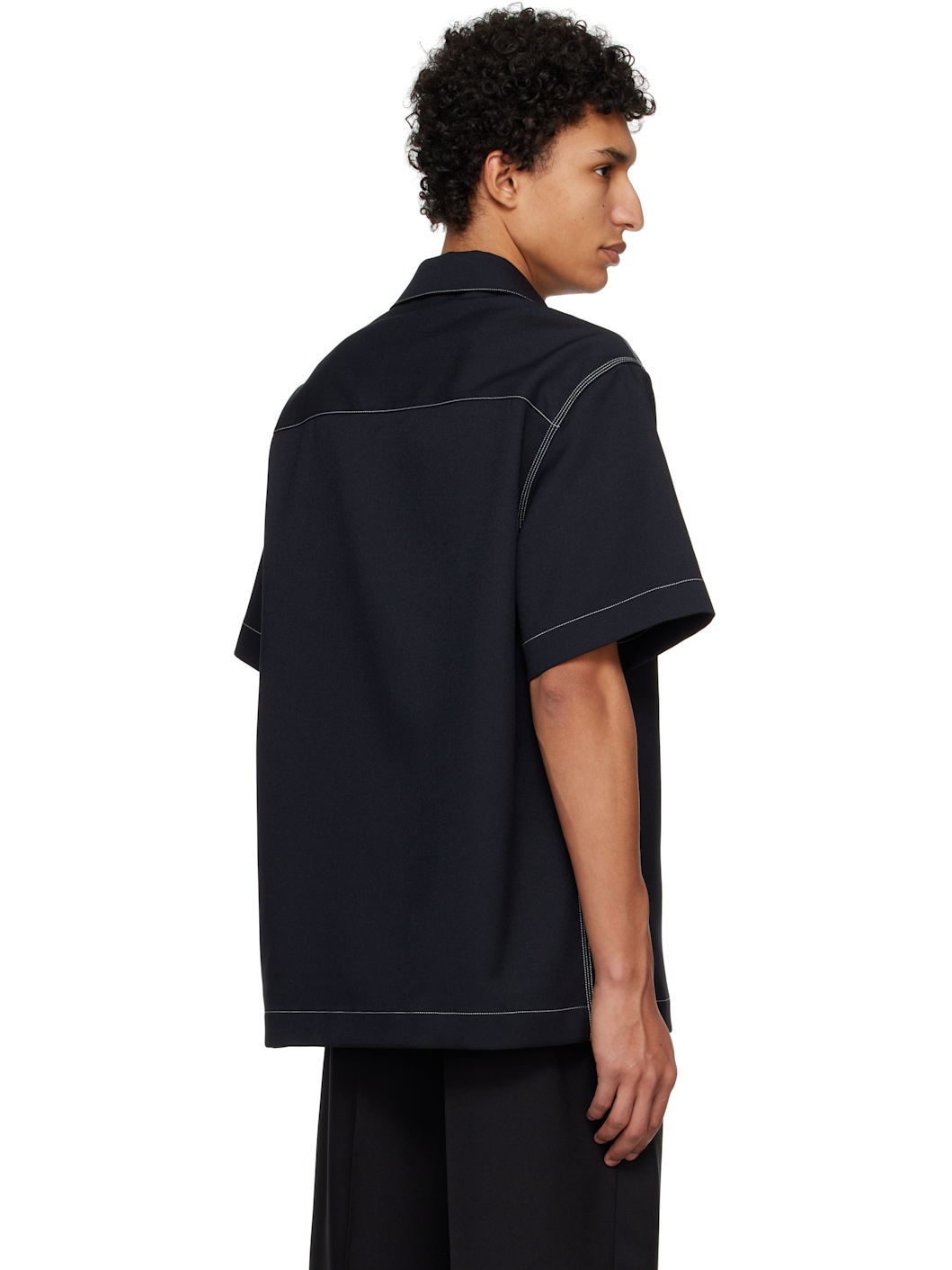 Navy Twill Shirt - 3