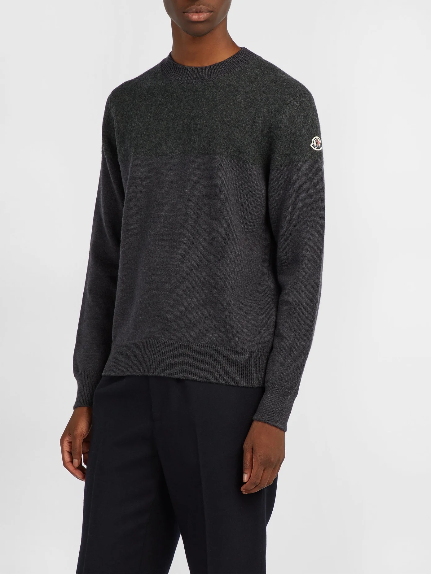 Crew-neck wool sweater - 3