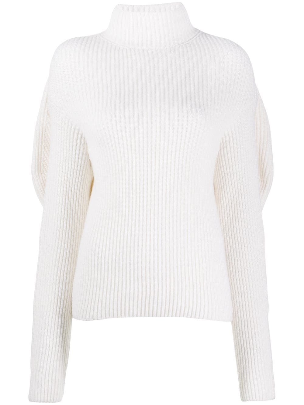 ribbed knit jumper - 1