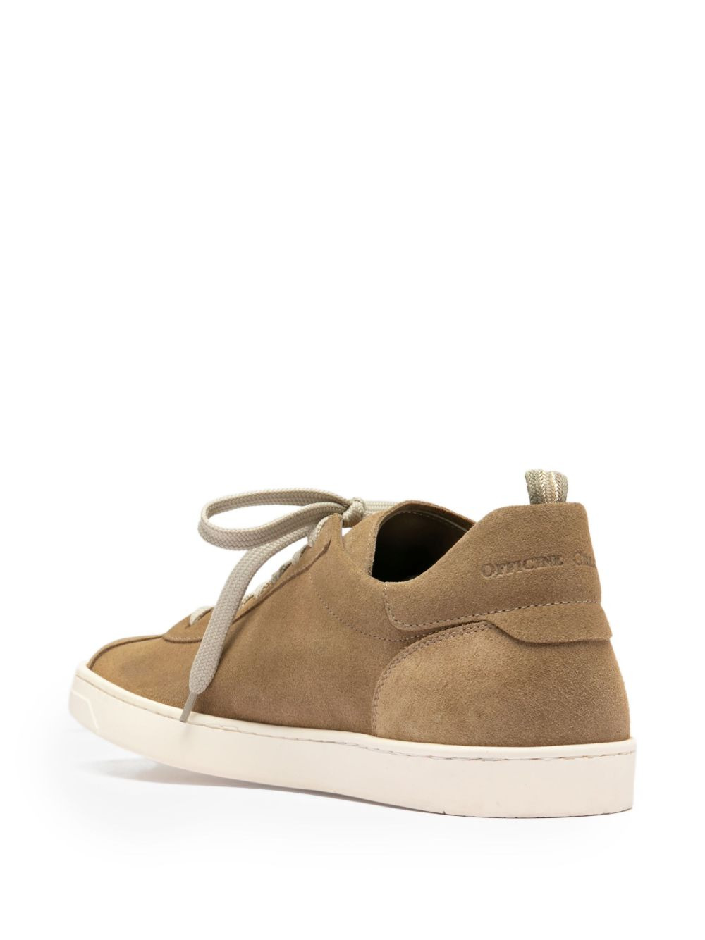 lace-up suede sneakers - 5