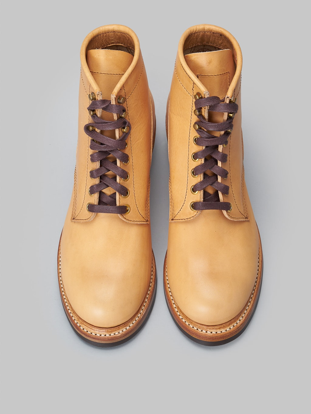 John Lofgren Steel Gang SW Boots Badalassi Carlo Vegetable Tanned Leather Bone - 3