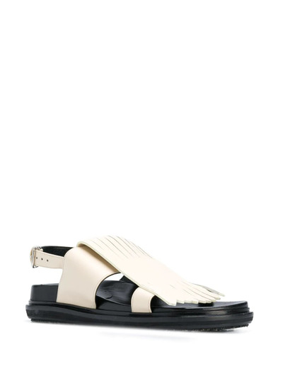 Marni fringed Fussbett sandals outlook