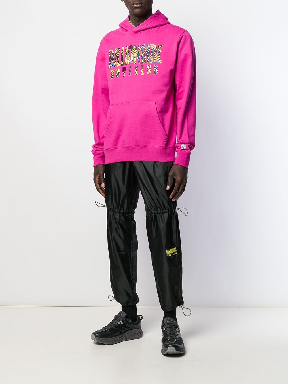 logo print hoodie - 2