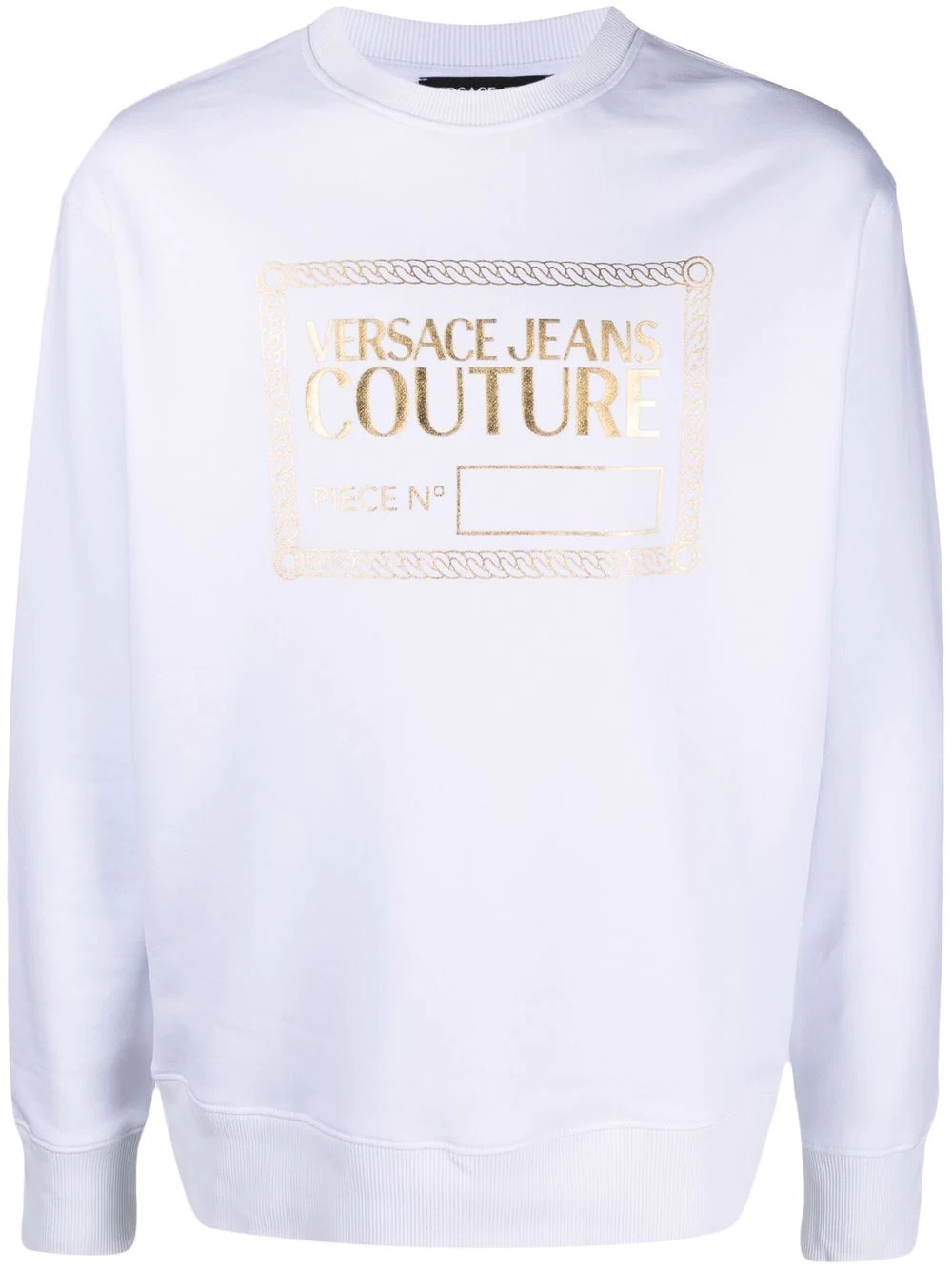 logo-print crewneck sweatshirt - 1