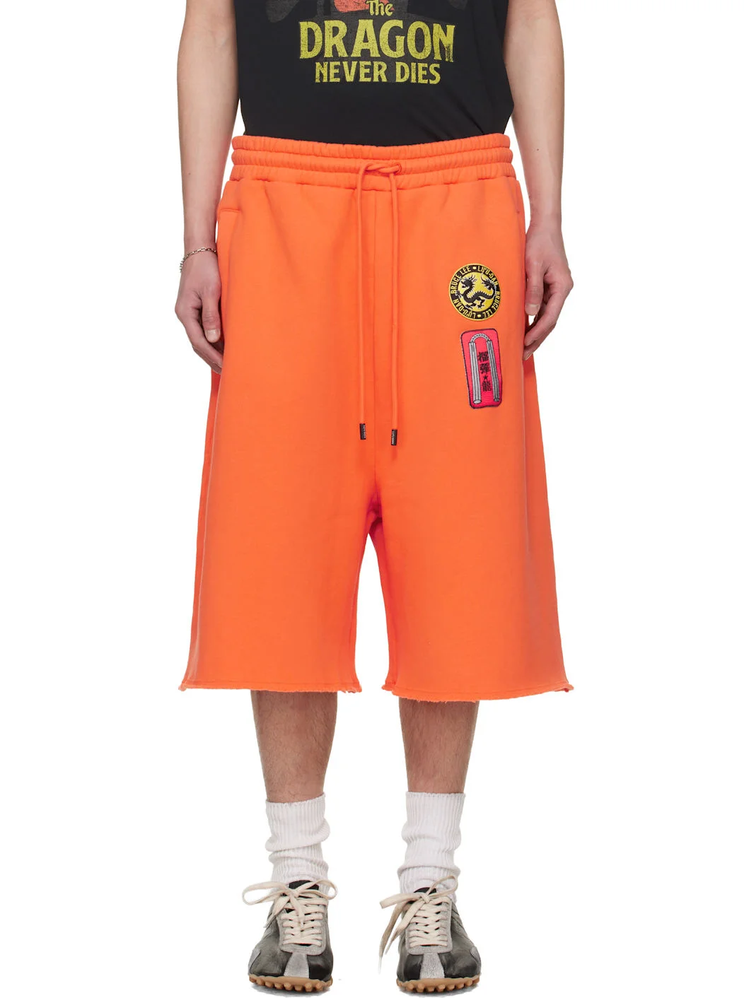 BRUCE LEE x LỰU ĐẠN Orange Zoku Shorts - 1