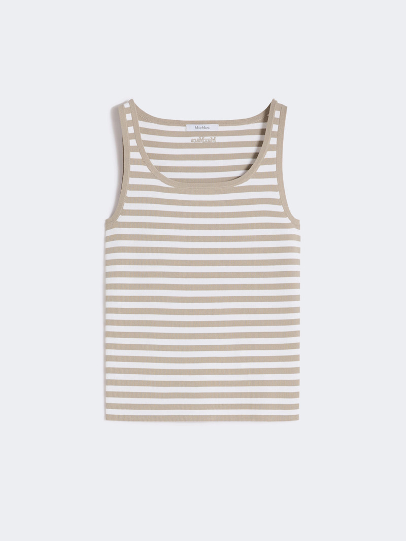 CIPPO Viscose crêpe yarn sleeveless jumper - PINK 1