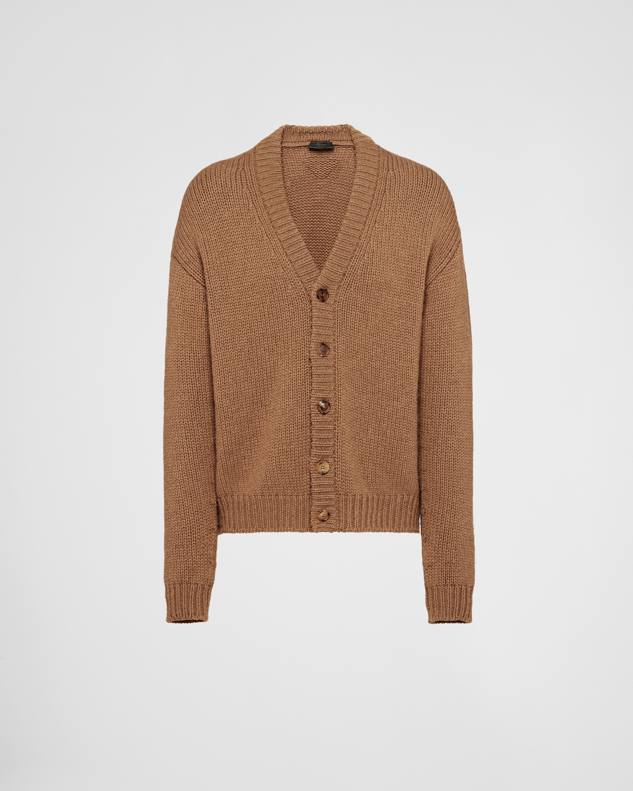 Camel hair cardigan - 1