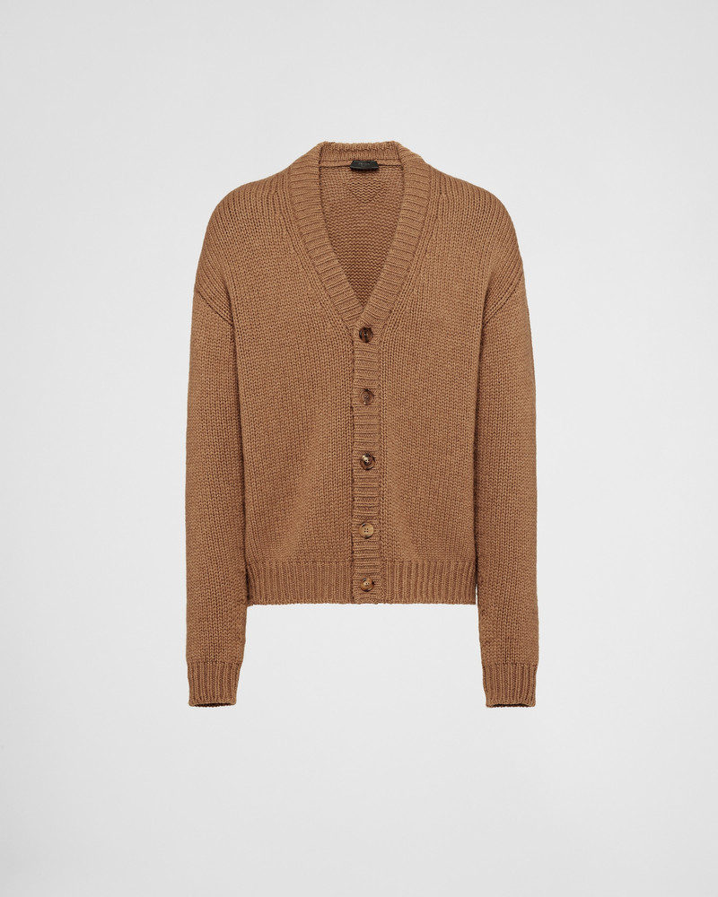 Prada Camel hair cardigan | REVERSIBLE