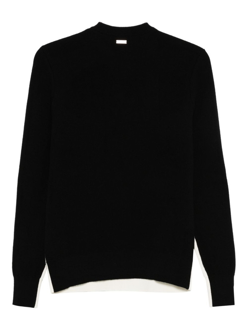 FERRAGAMO crew-neck long-sleeve sweater outlook