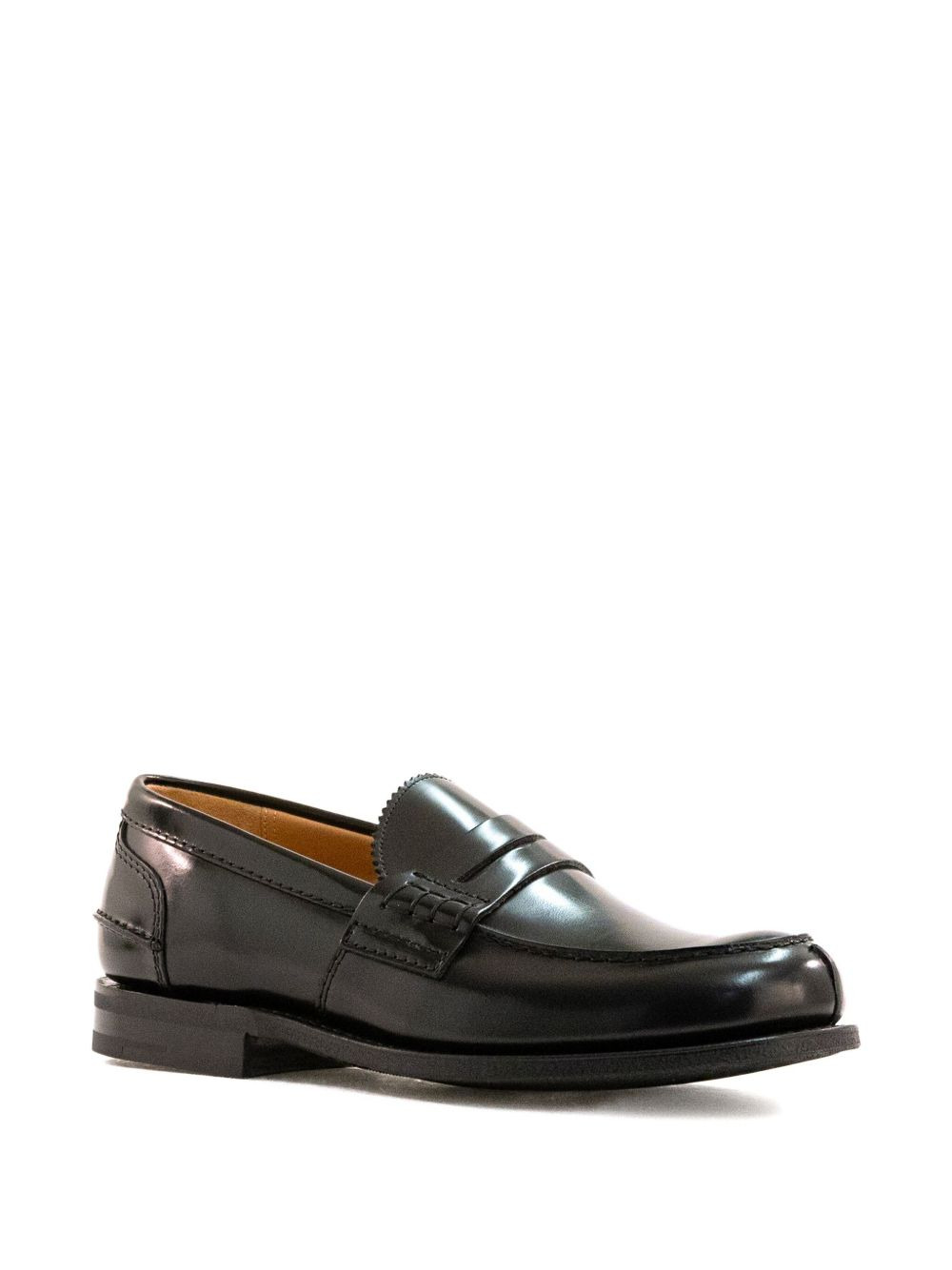 penny-strap leather loafers - 2