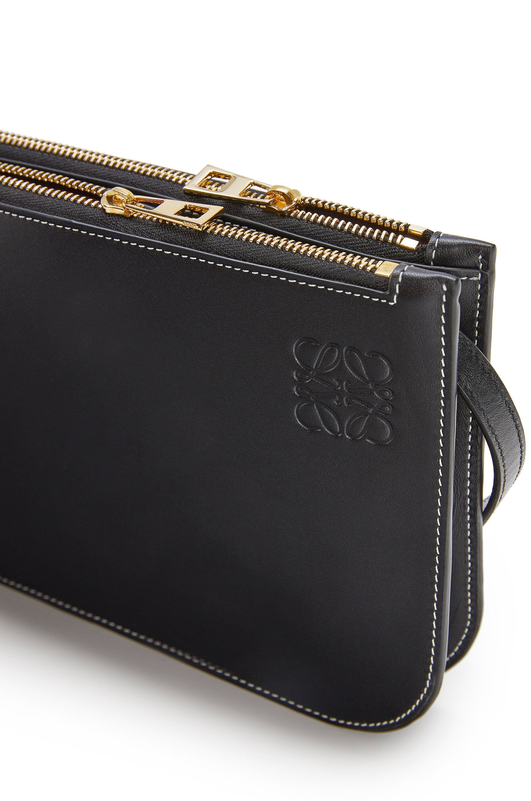 Gate Double Zip pouch in soft calfskin - 6