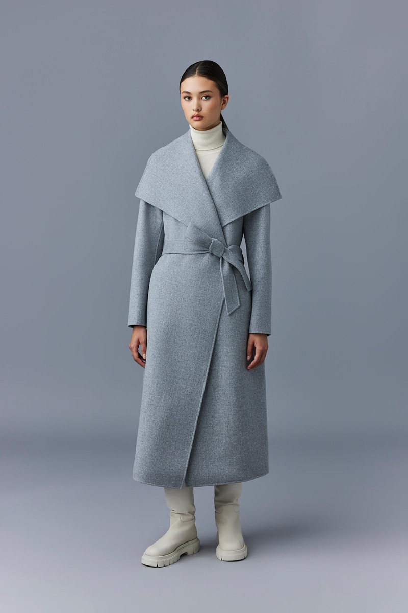 MAI-CN Double-face wool wrap coat 3