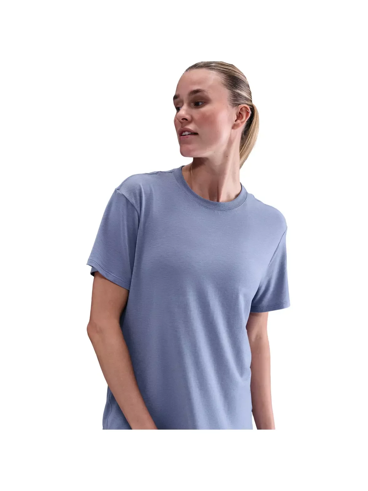 One Women's Relaxed Dri-FIT Short-Sleeve Top -Indigo - 1