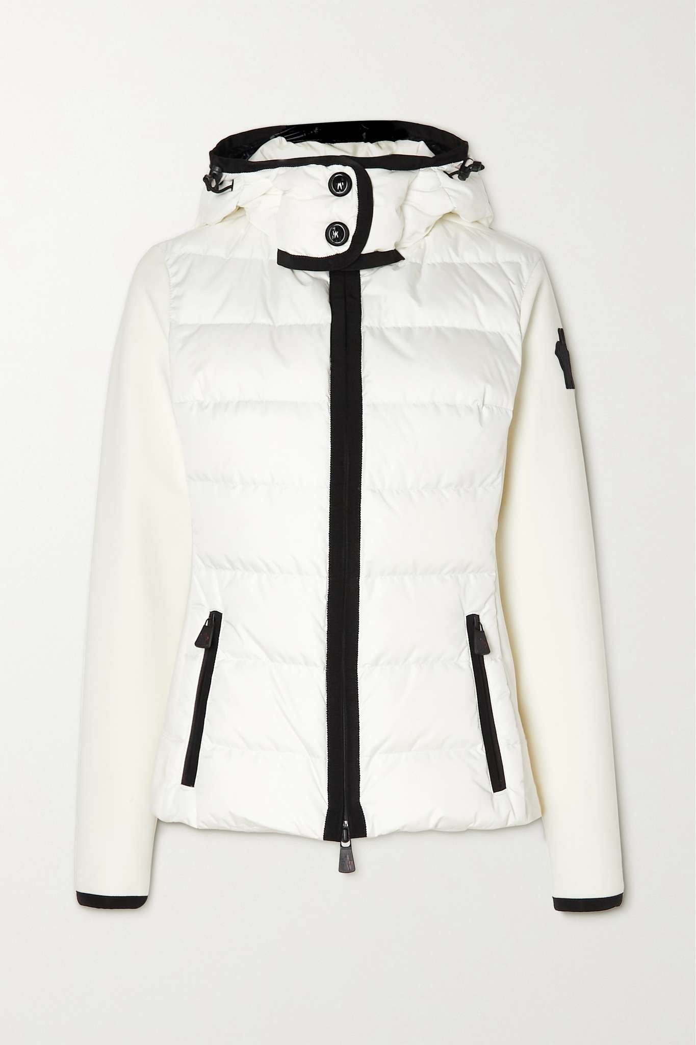 Lamoura hooded grosgrain-trimmed quilted down ski jacket - 1