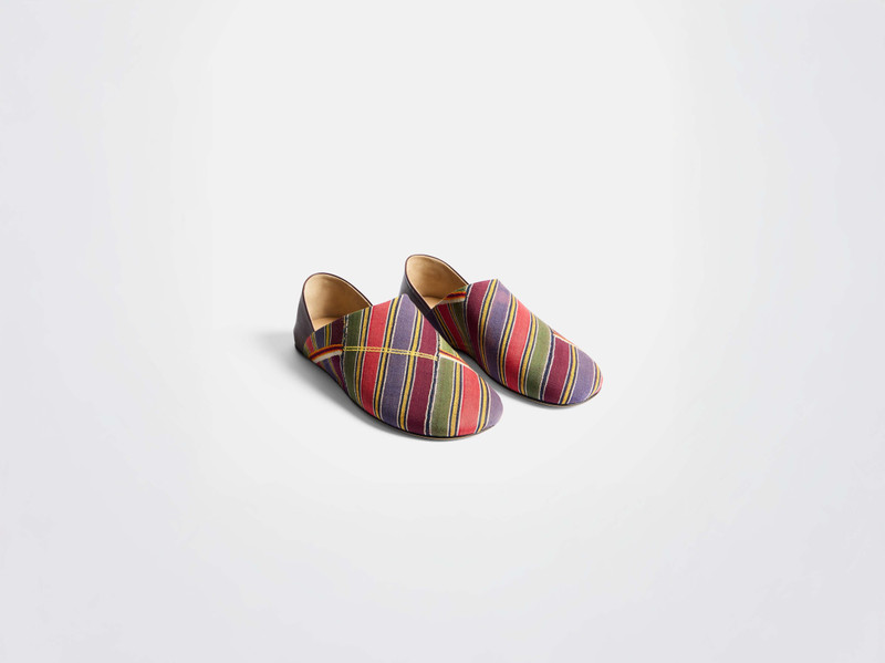 JW Anderson MENS SLIPPER MULES IN PURPLE/MULTI outlook