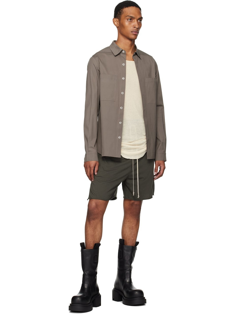 Rick Owens Khaki Concordians Boxers Shorts outlook
