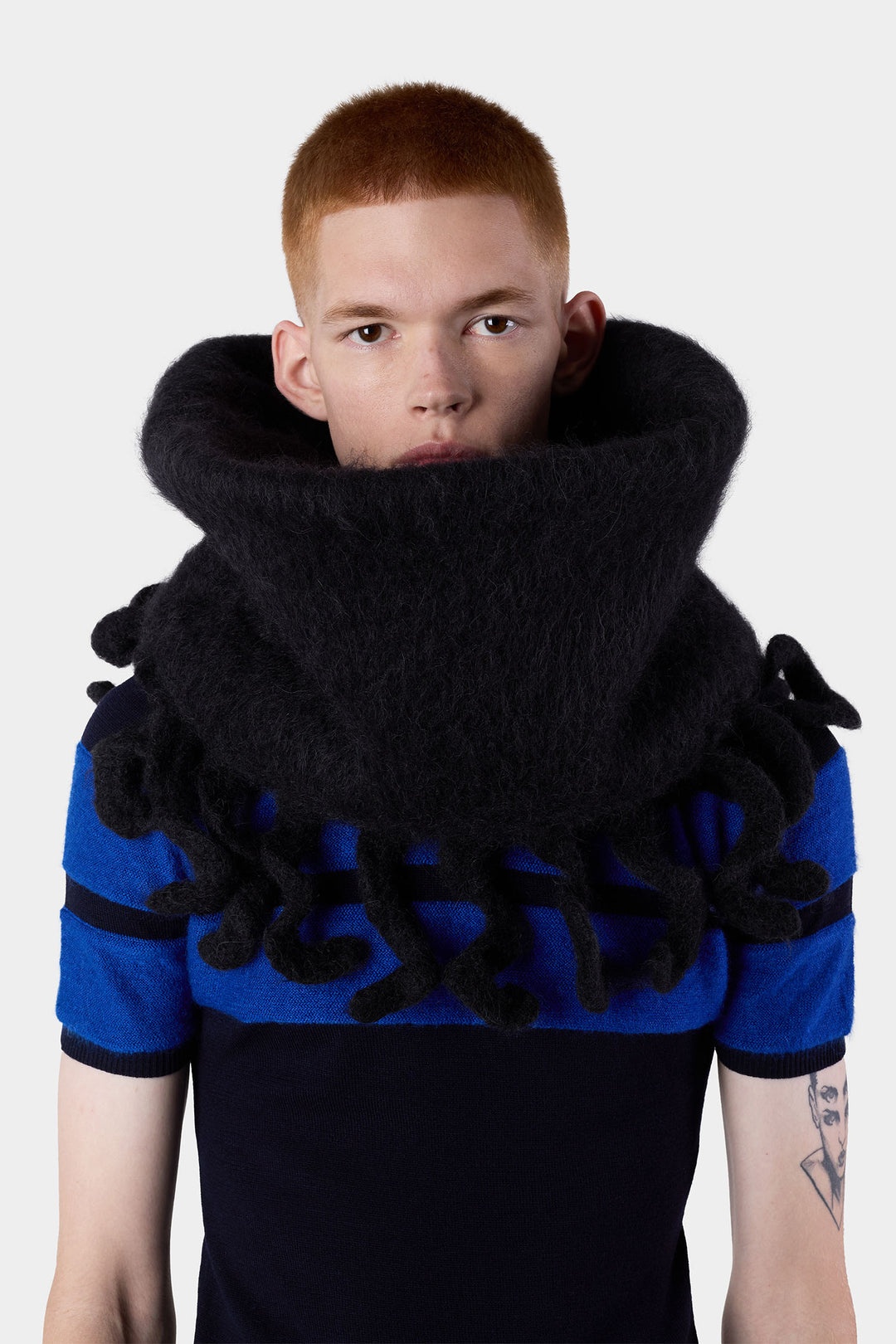 HAIRY MEGA COLLO / black - 3