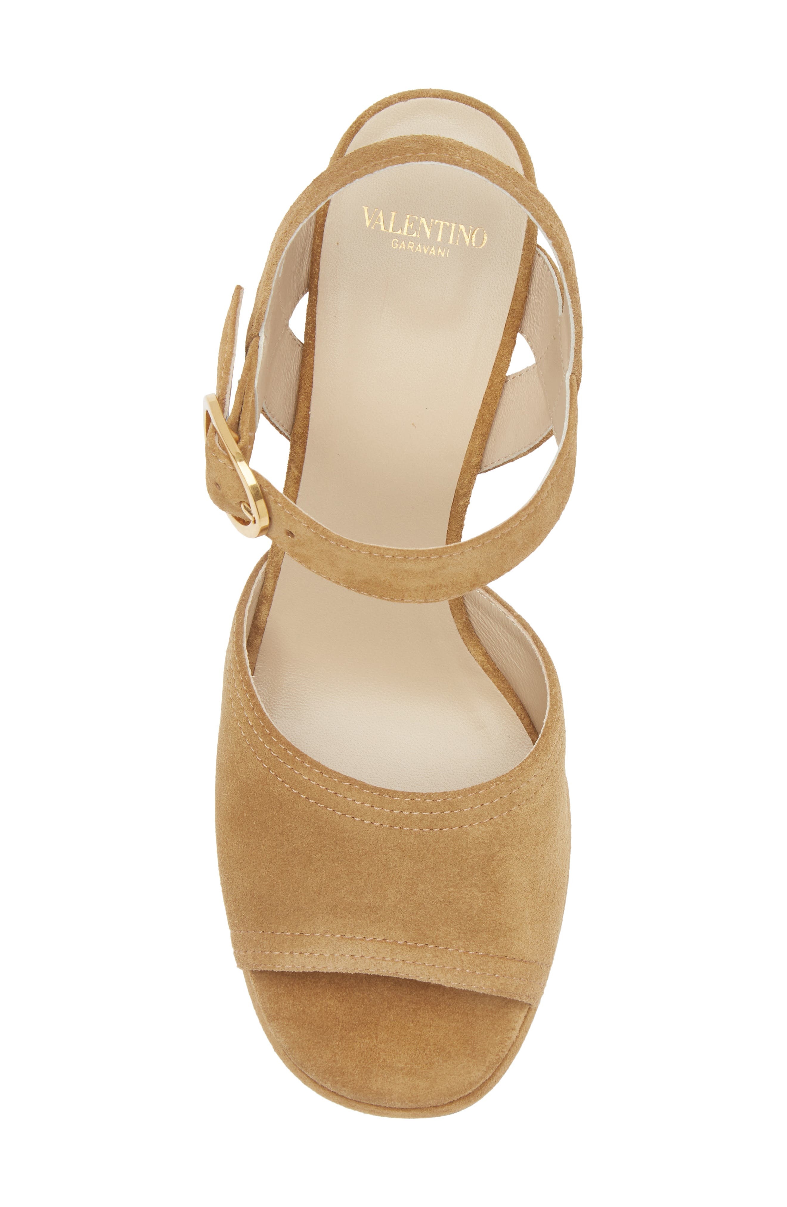 Valentino Garavani Fawcette Platform Sandal in Beige at Nordstrom - 5