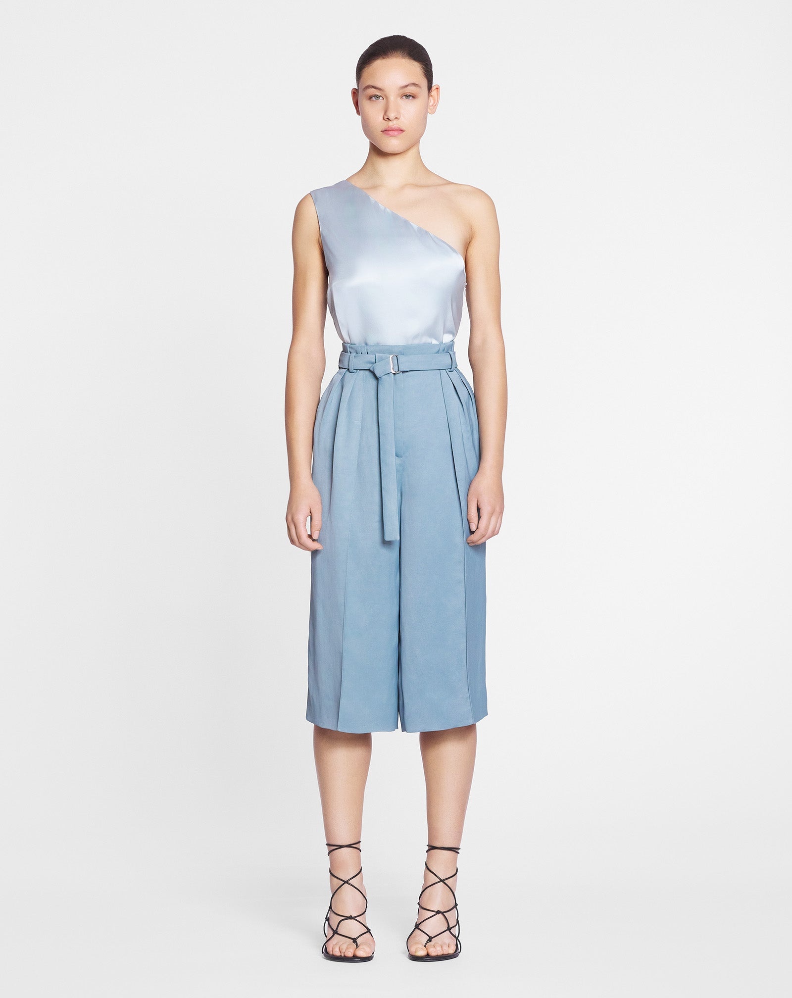 ASYMMETRICAL TOP WITH A RIBBON DETAIL - 2