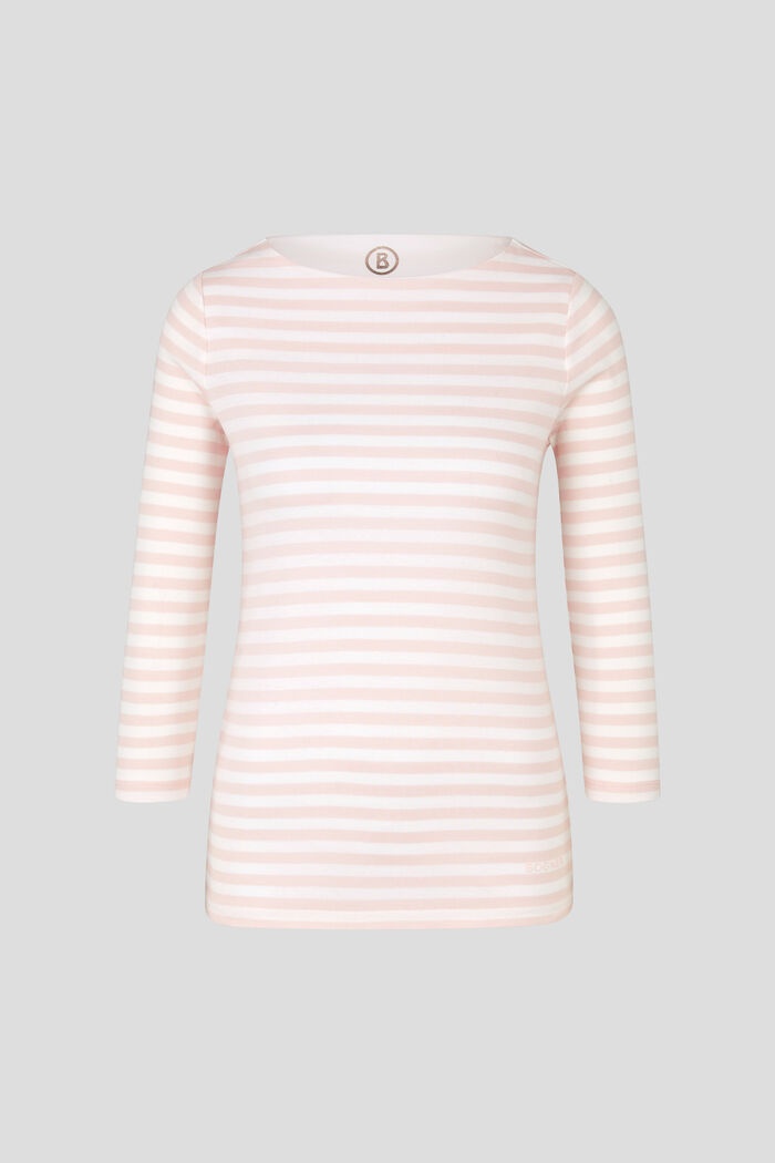 Louna Cotton top in Rosé/White - 1