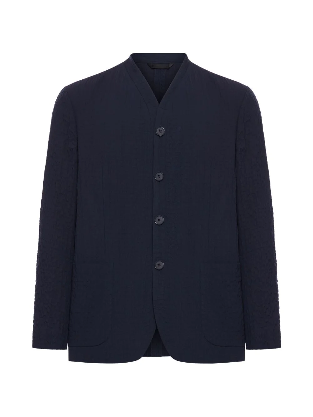 mandarim-collar jacket - 1