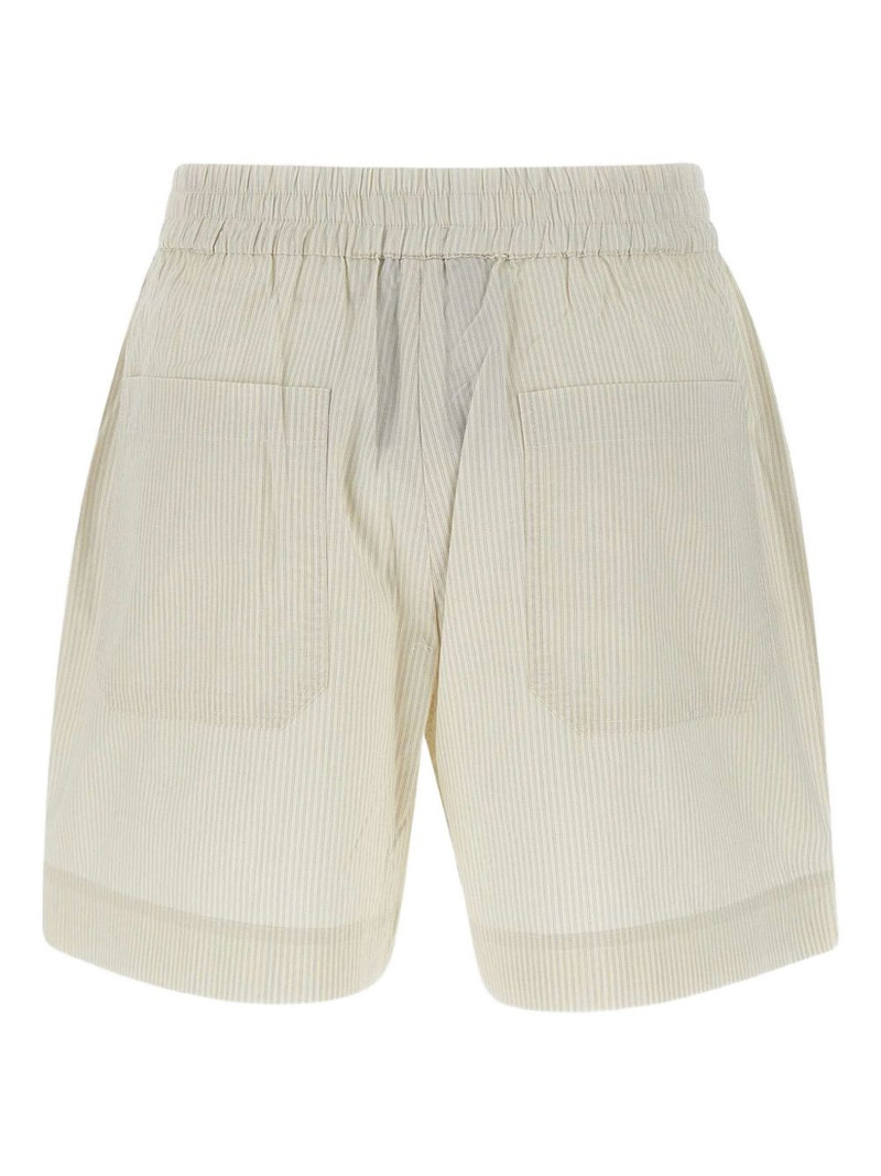 HERSKIND striped cotton shorts outlook