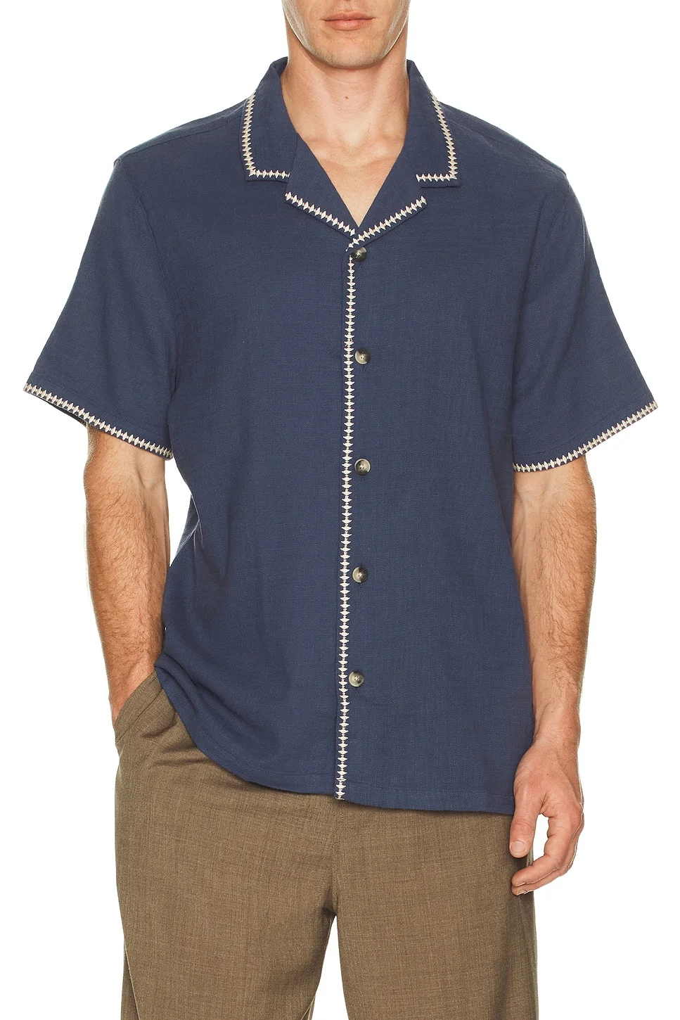 Embroidered Resort Shirt - 1