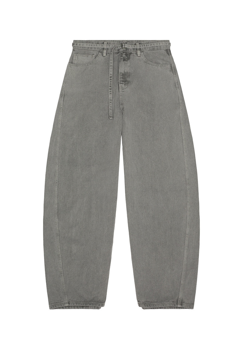 LE17SEPTEMBRE Garment Dyed Curved Jeans outlook