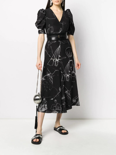 Alexander McQueen Dancing Girl midi dress outlook