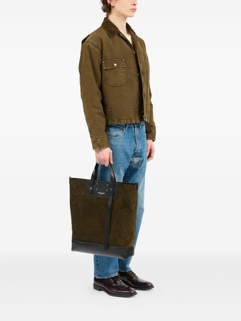 Maison Margiela suede tote bag outlook