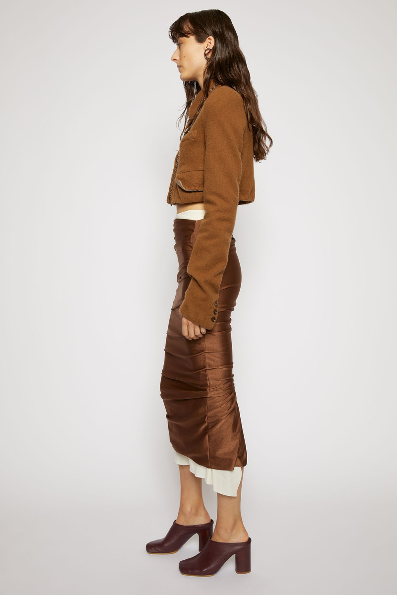 Leather mules burgundy 4