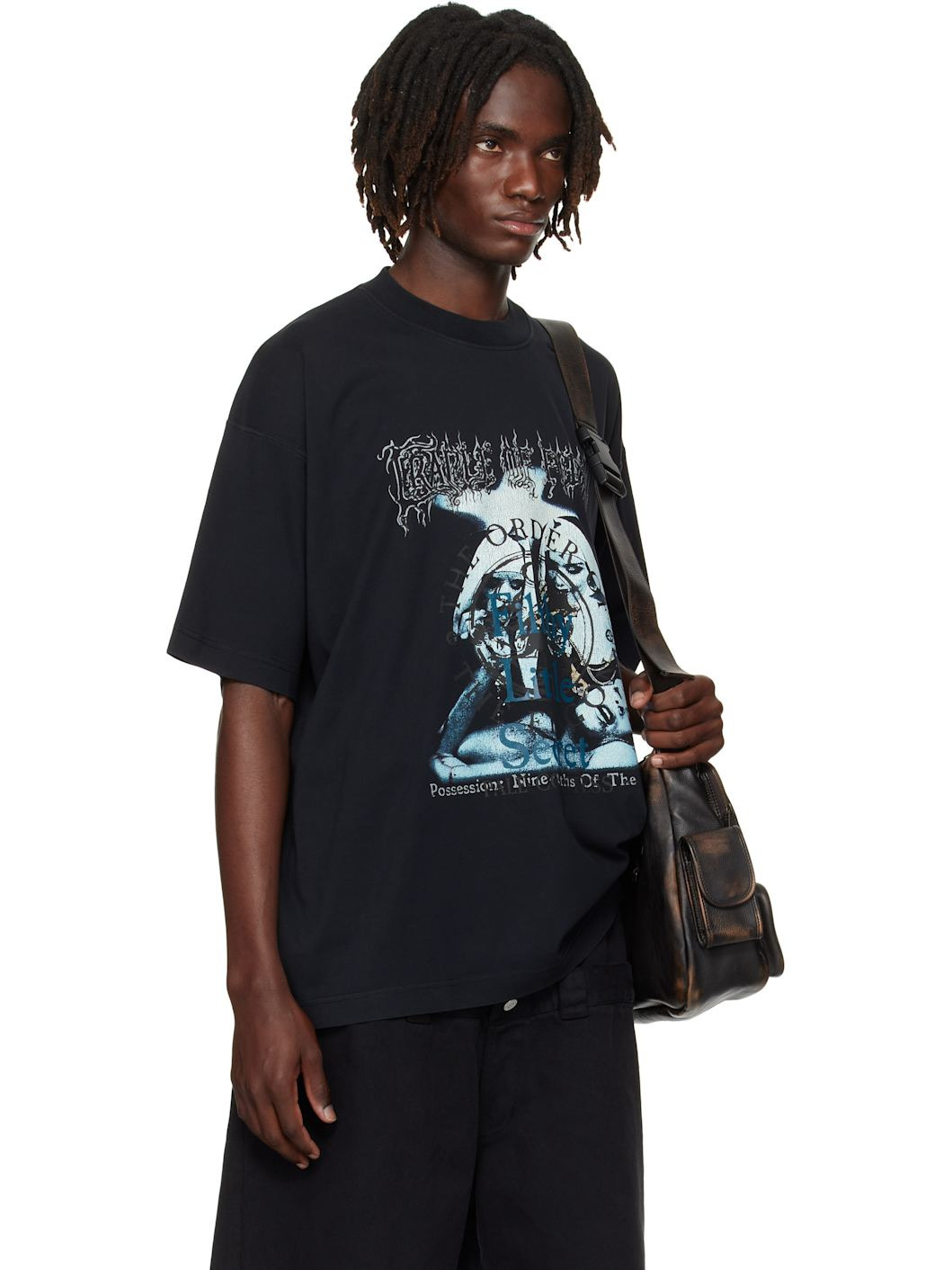 Black Cradle of Filth 'Filthy Secret' Oversized T-Shirt - 2