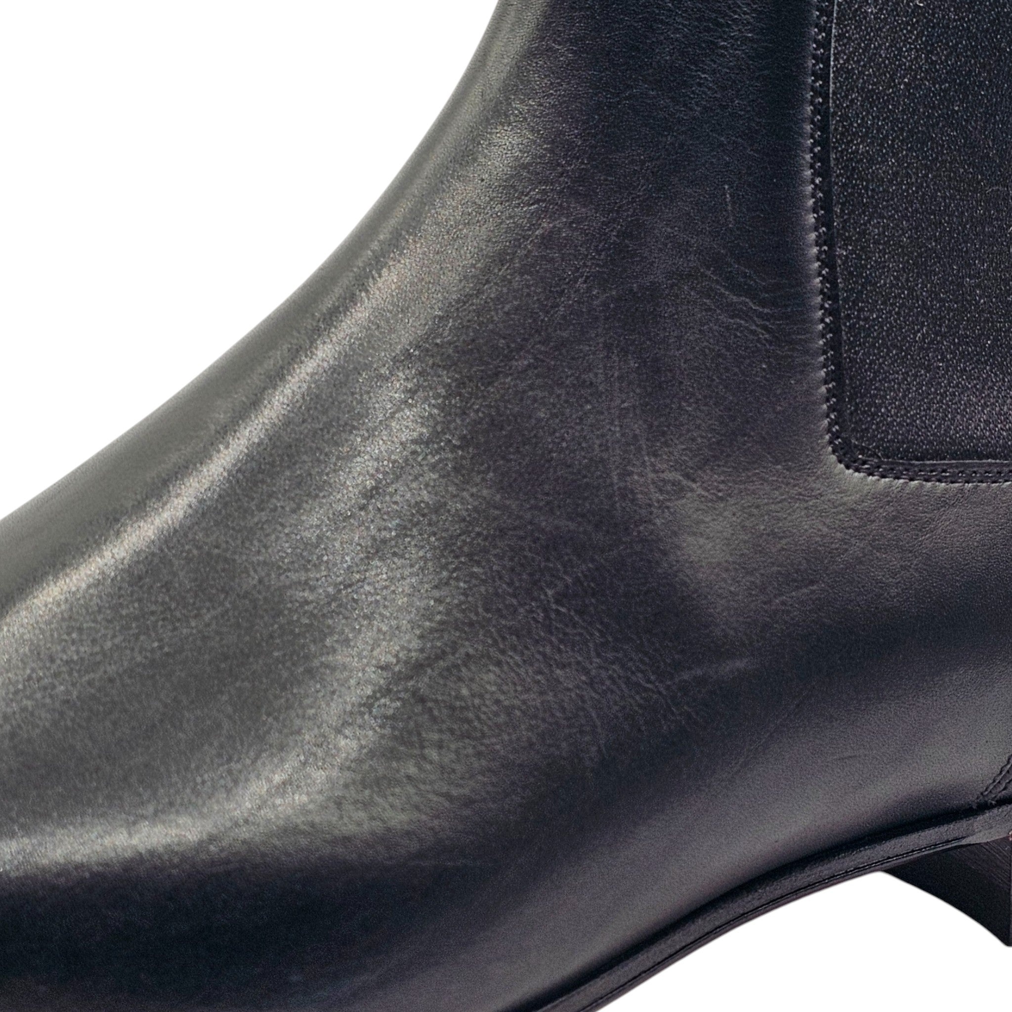 Christian Louboutin Samson Flat Boots - Leather - Black - EU 40 / US 7 - 4