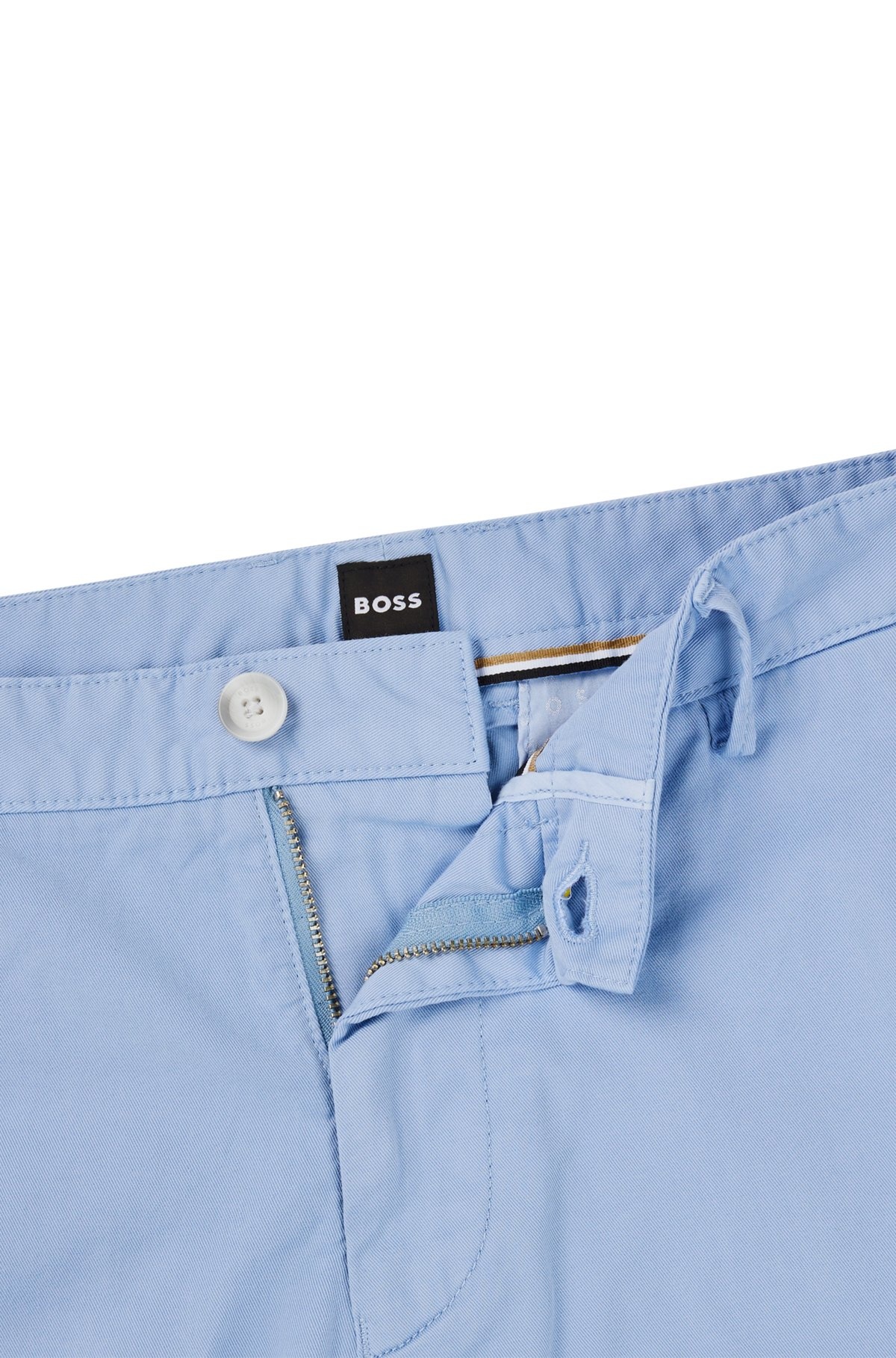 SLIM-FIT SHORTS IN STRETCH-COTTON GABARDINE - 6