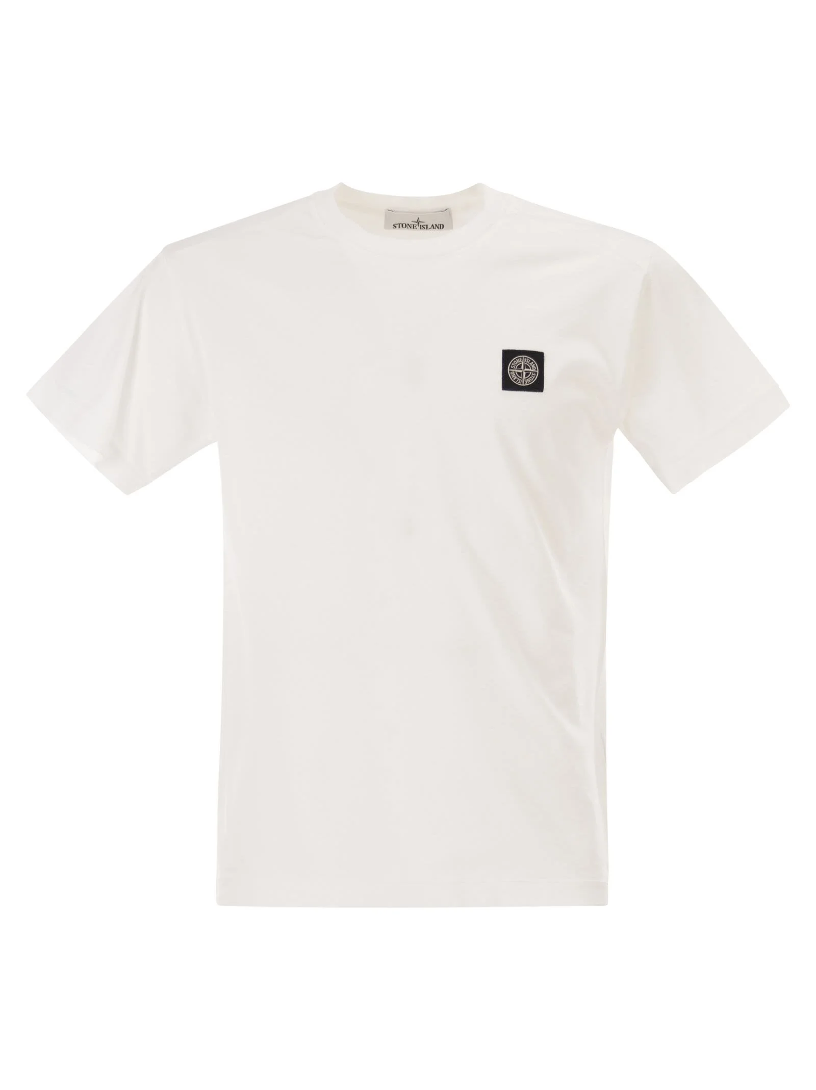 Stone Island Men Slim Fit T-Shirt With Compass Patch - 1
