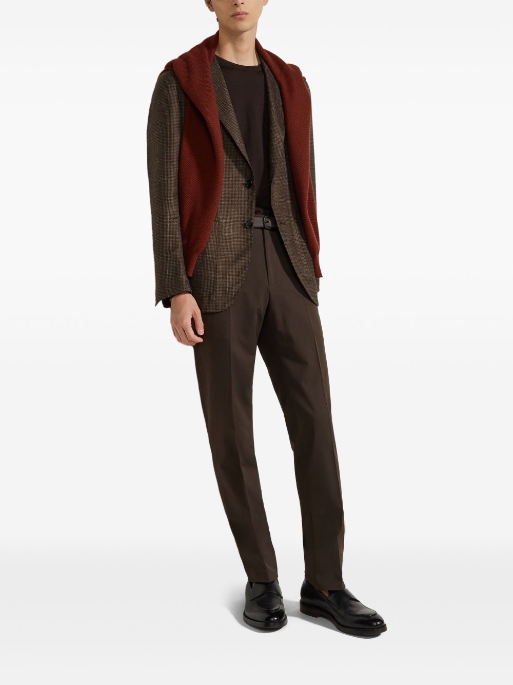 houndstooth blazer - 2